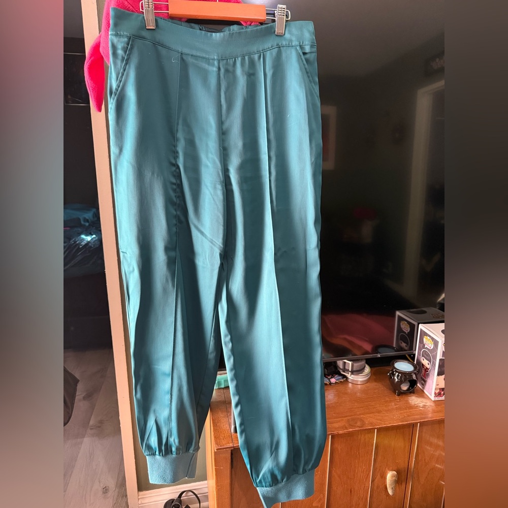 Who What Wear Teal Dress Pants